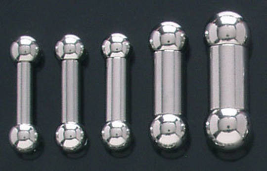 0g (8mm) Barbell 16mm length